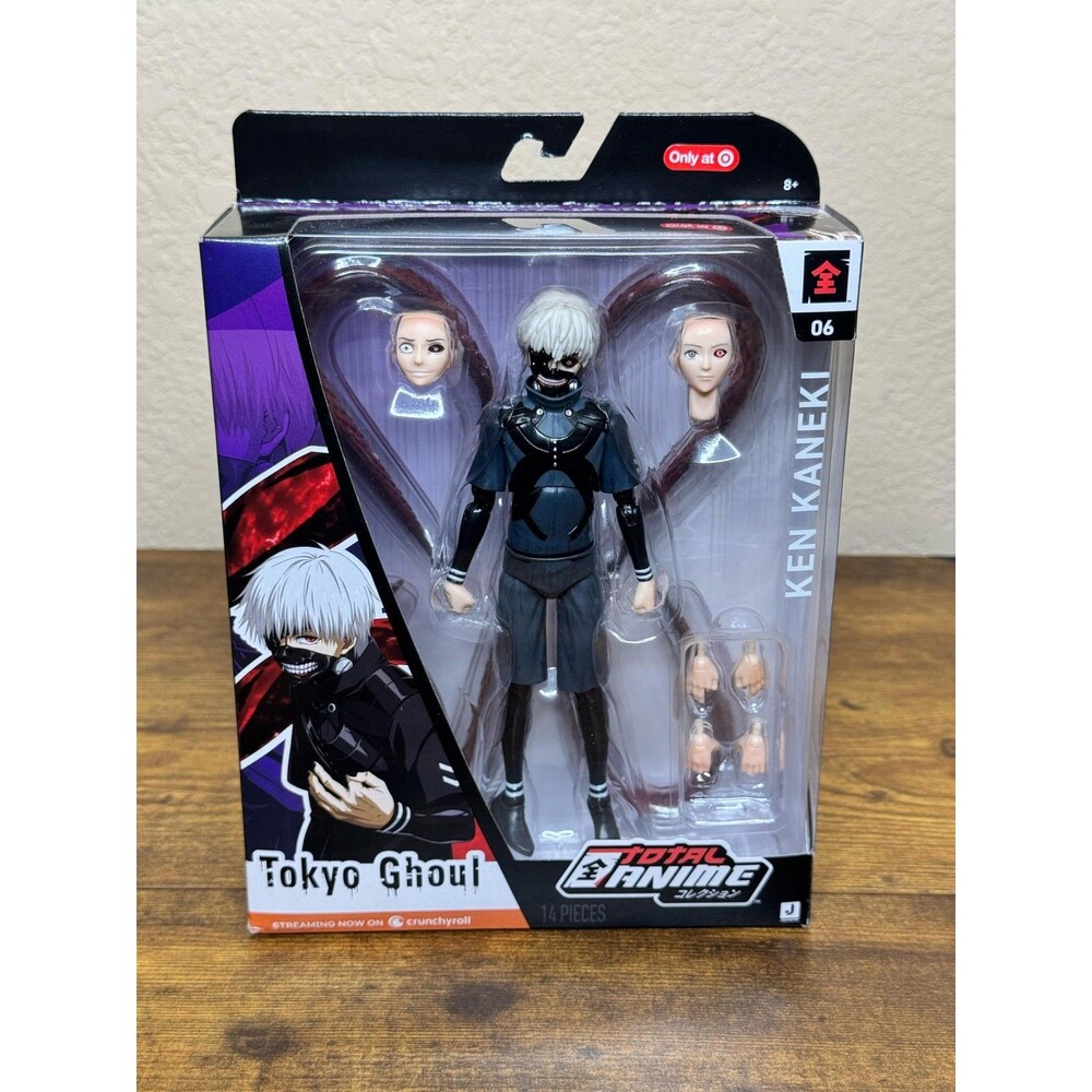 Total Anime #06 Ken Kaneki Tokyo Ghoul Jazwares Figure TARGET EXCLUSIVE IN HAND
